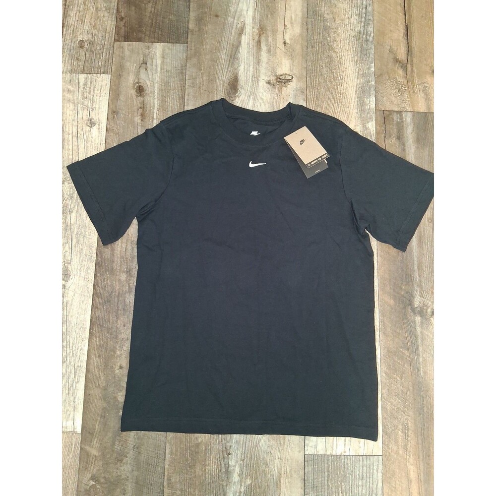 NEW! Women's Nike Sportswear Essential Tee, Black, XS